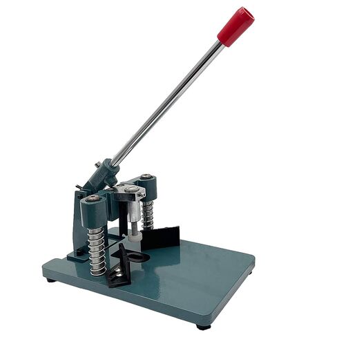 Desktop All Metal Corner Rounder Cutter with Paper Press | Manual Die Cut Machine with R6 & R10 Blades, Cuts Up to 30mm Aluminum Sheet for Business Cards, Photos, Plastic Cards in Kuwait