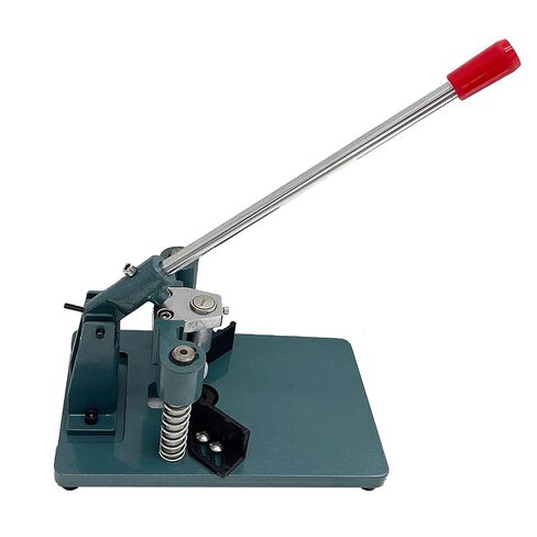 Desktop All Metal Corner Rounder Cutter with Paper Press | Manual Die Cut Machine with R6 & R10 Blades, Cuts Up to 30mm Aluminum Sheet for Business Cards, Photos, Plastic Cards in Kuwait