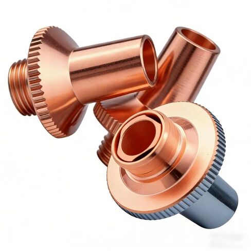10PCS OSPRI Original FSN07-A/B Laser Cutting Nozzle D15 M8 3D Copper Nozzle for Ospri Bodor Raytools Cutter Pipe Cutting Head in Kuwait