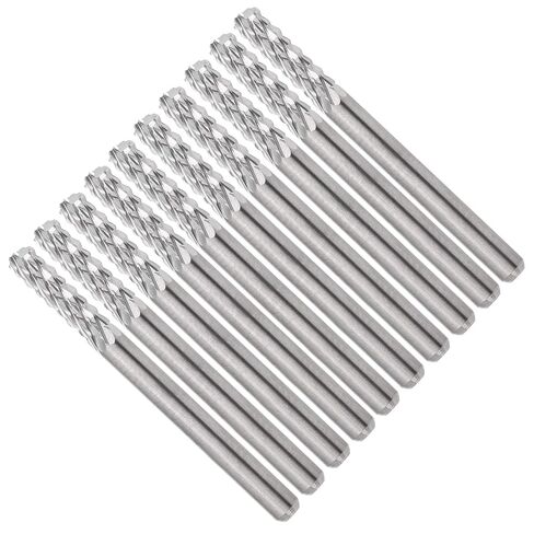 10pcs Milling Cutter Tungsten Steel High Hardness Cutting Tool PCB Steel Plates Ergonomic in Kuwait