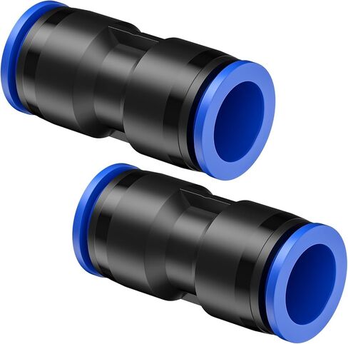 Pawfly 15 Pcs Quick Connect 1/2" Drip Irrigation Coupling Fittings for 1/2 Inch Irrigation Tubing (1/2" ID x 0.62-0.63" OD), Push-to-Fit 2-Way Straight Coupling Connectors, Drip Irrigation Parts in Saudi Arabia