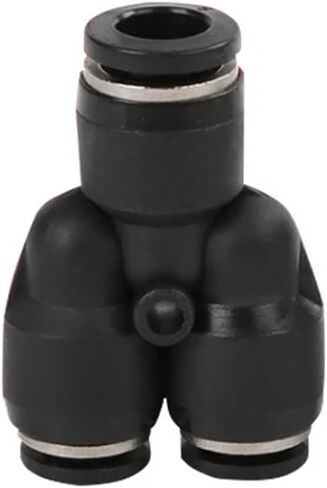 1Pcs Pneumatic Fittings Compressor Air Pipe Tube Hose Connector 4mm 6mm 8mm 10mm 12mm Quick Couplings PU PY PV PZA (Color : PY(Black), Size : 6mm) in Kuwait