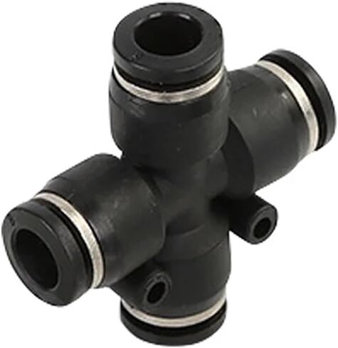 1Pcs Pneumatic Fittings Compressor Air Pipe Tube Hose Connector 4mm 6mm 8mm 10mm 12mm Quick Couplings PU PY PV PZA (Color : PY(Black), Size : 6mm) in Kuwait