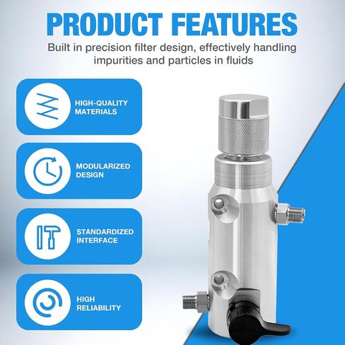 15G455 Fluid Manifold Filter Assembly Return Valve 287167 | Fit for Graco Ultra Max II Ultimate Super Nova MX 11 ST Max II FinishPro 390 395 490 495 595 Airless Paint Sprayer in Kuwait