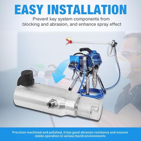 15G455 Fluid Manifold Filter Assembly Return Valve 287167 | Fit for Graco Ultra Max II Ultimate Super Nova MX 11 ST Max II FinishPro 390 395 490 495 595 Airless Paint Sprayer in Kuwait