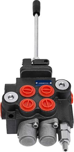 VEVOR 2 Spool Hydraulic Joystick Control Valve 11gpm Hydraulic Valve Hydraulic Directional Control Valve Double Acting Relief Valve Range Reach Up to 3600 PSI for Tractors Loaders Tanks Log Splitters in Kuwait