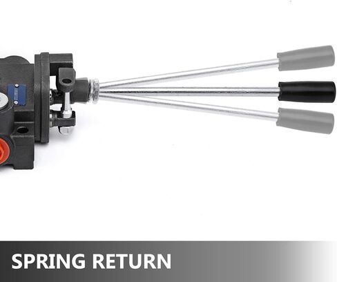 VEVOR 2 Spool Hydraulic Joystick Control Valve 11gpm Hydraulic Valve Hydraulic Directional Control Valve Double Acting Relief Valve Range Reach Up to 3600 PSI for Tractors Loaders Tanks Log Splitters in Kuwait