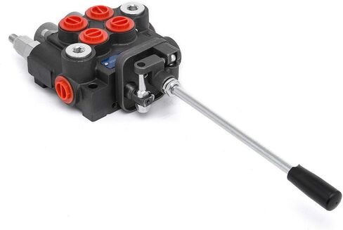 VEVOR 2 Spool Hydraulic Joystick Control Valve 11gpm Hydraulic Valve Hydraulic Directional Control Valve Double Acting Relief Valve Range Reach Up to 3600 PSI for Tractors Loaders Tanks Log Splitters in Kuwait