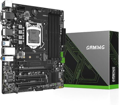 اللوحة الأم SHANGZHAOYUAN B85M PRO LGA 1150 مع ذاكرة الوصول العشوائي DDR3 2 * 8 جيجابايت 1600 ميجاهرتز، تدعم الجيل الرابع من Intel Core i7 i5 i3/Pentium/Celeron (PCIe 3.0، NVME M.2، SATA 6 جيجابايت/ثانية، متوافق مع VGA/DVI/HDMI، شبكة جيجابت LAN ) in Kuwait
