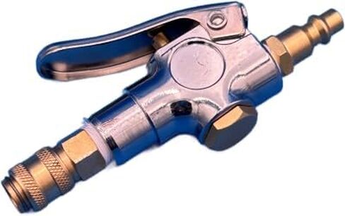 Blowgun (Thumb gun) With 1/8 Female Coupler & 1/4 or 3/8 Male NPT Plugs. Control your air pressure. Must have for all Hvac, Air Duct & Dryer Vent Cleaning Technitions. (3/8 Male Plug) in Kuwait