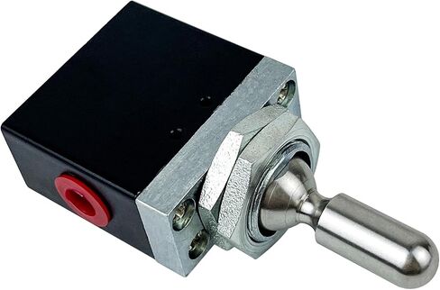 BAV020TD Neutral Lockout Toggle 3-Position Detented Valve Compatible with Tailgate Cylinders, Hoist Applications, Air Valves, Pumps, Dump Body in Kuwait
