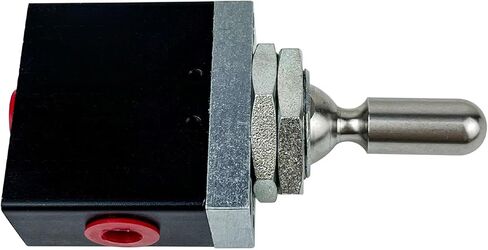 BAV020TD Neutral Lockout Toggle 3-Position Detented Valve Compatible with Tailgate Cylinders, Hoist Applications, Air Valves, Pumps, Dump Body in Kuwait