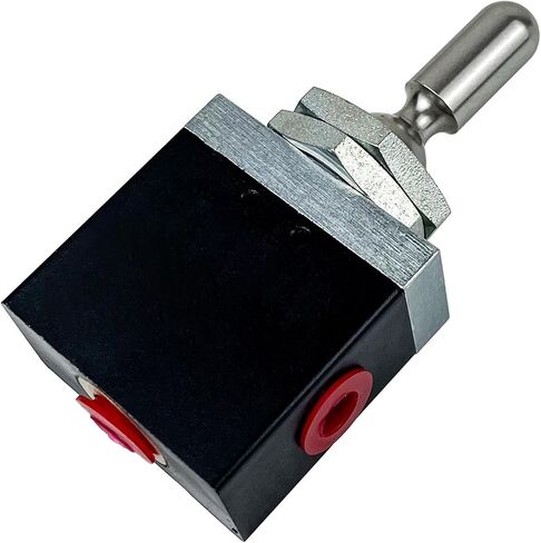 BAV020TD Neutral Lockout Toggle 3-Position Detented Valve Compatible with Tailgate Cylinders, Hoist Applications, Air Valves, Pumps, Dump Body in Kuwait