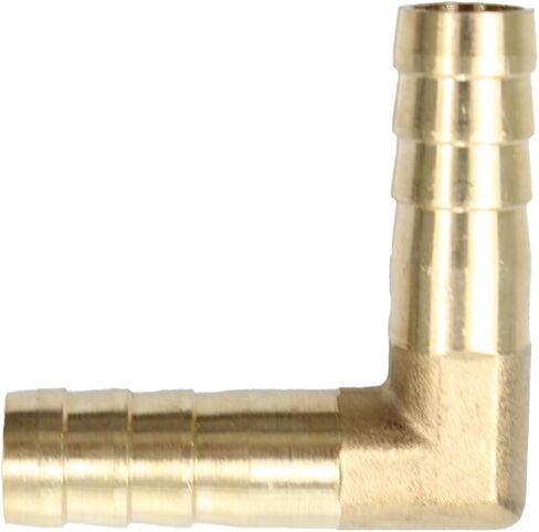 Septe 90 Degree L Right Hose Elbow Copper double plug pagoda elbow,double plug pagoda elbow，2PCS（ 3/8" 10mm ） in Kuwait
