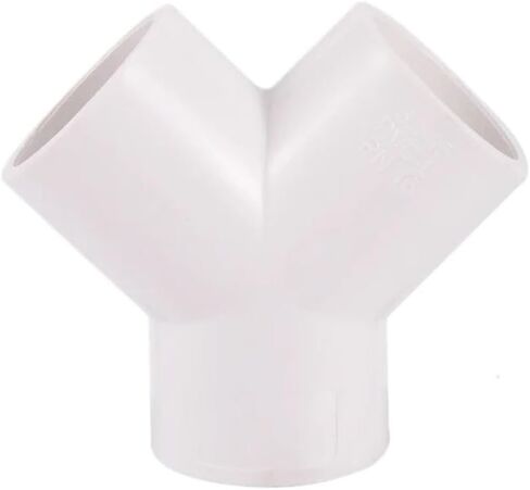 Y-Shaped Plastic Tee Connector ID20/25/32mm 3-Way Supply(ID 25mm Tee) in Kuwait
