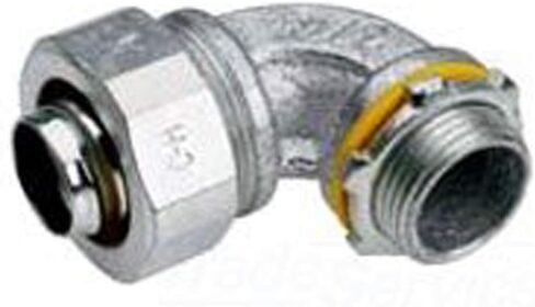 Crouse Hinds LT5090 CrouseHinds Compression Connector, 1/2" LiquidTight NonInsulated Iron 90 Degree Angle in Kuwait