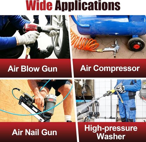 20 قطعة 1/4 بوصة NPT M Style Coupler and Plug Kits متوافقة مع Milton S-210، تتضمن 10 قطع #715 موصلات أنثى، 5 قطع #727 مقابس ذكر و5 قطع #728 مقابس أنثى، ملحقات ضاغط الهواء in Kuwait