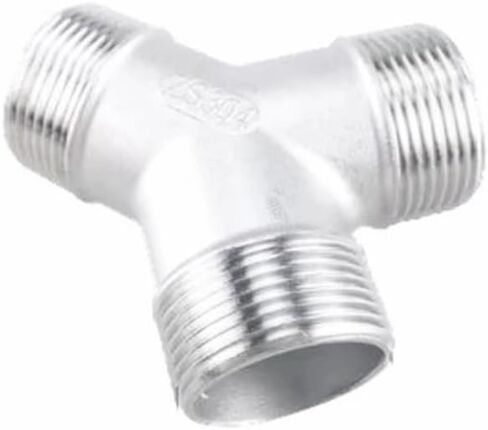 304 Stainless Steel Y-Way Internal Thread 45 Degree Inclined Tee Internal Thread Three-Way Three-Way Interface One-Thirds Pipes(Y-45,1/2") in Kuwait