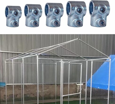 2 Pcs Single-Socket 90° Tee Structural Pipe Fitting Fits Nominal Actual Heavy Duty Structural Pipe Fittings for Industrial Construction Shelving Railing Handrail and Frame（G1-1/4"） in Kuwait