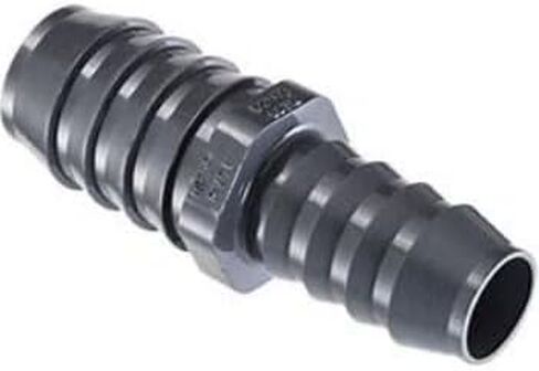 1 x 1/2 Insert Reducer Coupling Poly PVC Fitting Used for Waterlines, Plumbing Repair, and Irrigation - 1 Insert x 1/2 Insert Reducing Coupling in Kuwait