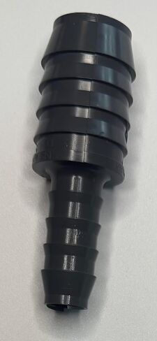 1 x 1/2 Insert Reducer Coupling Poly PVC Fitting Used for Waterlines, Plumbing Repair, and Irrigation - 1 Insert x 1/2 Insert Reducing Coupling in Kuwait