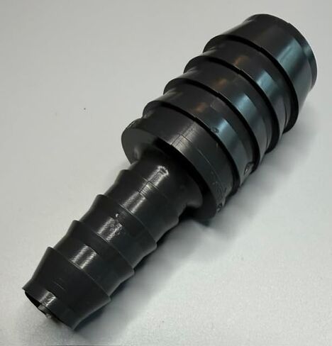 1 x 1/2 Insert Reducer Coupling Poly PVC Fitting Used for Waterlines, Plumbing Repair, and Irrigation - 1 Insert x 1/2 Insert Reducing Coupling in Kuwait