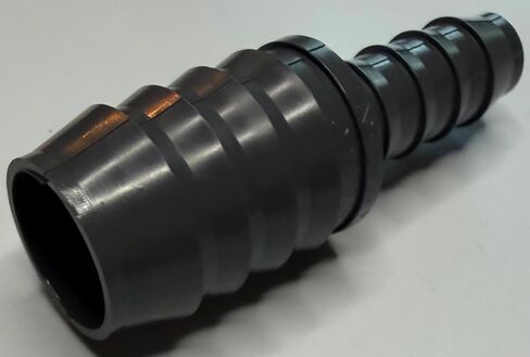 1 x 1/2 Insert Reducer Coupling Poly PVC Fitting Used for Waterlines, Plumbing Repair, and Irrigation - 1 Insert x 1/2 Insert Reducing Coupling in Kuwait