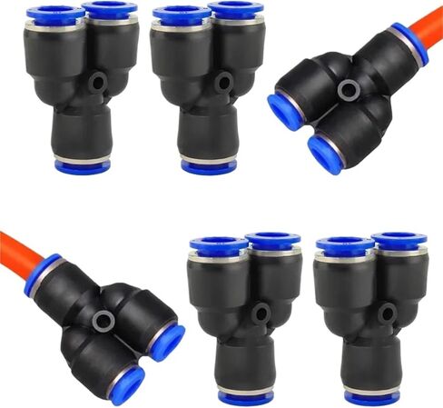 10pcs "Y" Type Pneumatic Joint Tee PY4 PY6 PY8 PY10 PY12 PY14 PY16 Outer Diameter 4 6 8 10 12 14 16mm(PW6-4) in Kuwait