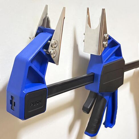 18" Quick Coupler Hand Clamp Includes 4 Pcs Duo-Jaw Sets(2 * 1/2" & 3/4" and 2 * 7/8" & 3/8" Jaw) for Hydraulic Pipe Clamps Quick mate Coupler Tool Suitable Excavators, Tractors, Cranes, etc in Kuwait