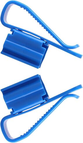 Adjustable Hose Clip, Fish Tank Plumbing Accessories, Reusable for Aquarium Cleaning Accessories (Blue) in Kuwait