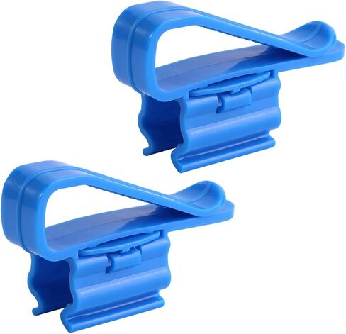 Adjustable Hose Clip, Fish Tank Plumbing Accessories, Reusable for Aquarium Cleaning Accessories (Blue) in Kuwait