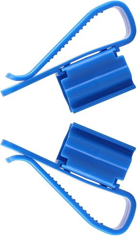 Adjustable Hose Clip, Fish Tank Plumbing Accessories, Reusable for Aquarium Cleaning Accessories (Blue) in Kuwait