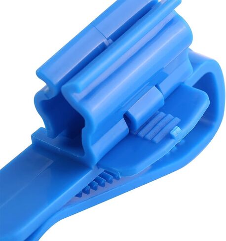 Adjustable Hose Clip, Fish Tank Plumbing Accessories, Reusable for Aquarium Cleaning Accessories (Blue) in Kuwait