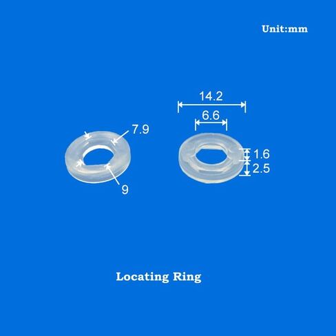 Hynec Polypropylene (PP) Female Bulkhead Luer Lock to Hose Barb Connector Sample Kit, 36-Pack, 1/4-28 UNF, Heat-Resistant & Chemically Inert for Medical/Lab/Food Processing/Chemical in Kuwait