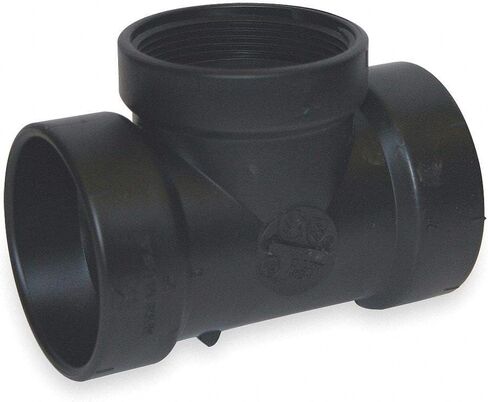 Flush Cleanout Tee, 2 In FNPT x Hub in Kuwait