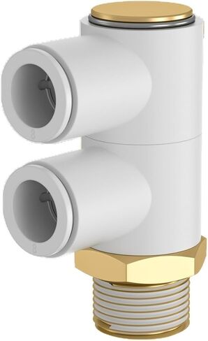 Single Head 3 Sets KQ2VT04/06-01 08-02S 10-04S Tracheal Quick Connector 1Pcs(S-KQ2VD04-02S) in Kuwait
