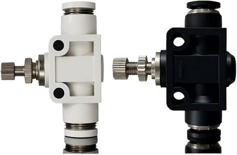 LSA-4/6/8/10/12 Quick-Connect Pneumatic Regulating Connector Flow Limiting Valve Pipeline-Type 1Pcs(Lsa-6) in Saudi Arabia