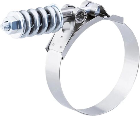 Profleet Spring Loaded T-Bolt Hose Clamp 3-1/4 to 3-9/16 In 3/4-Inch Band for Det Diesel Westrn Str Freightlner Cascdia Trucks, Replaces BRZ B9224 0325FRU in Saudi Arabia