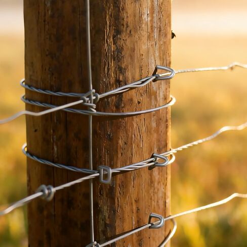 280 pcs Steel Wire Fencing Staples, Galvanized U-Shaped Fasteners Nails for Wire Mesh and Woven Fencing, Premium Fence Nails in Kuwait