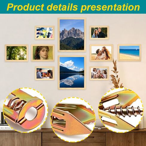 20 Sets of Gypsum Board Self Drilling Anchor Bolts with Screw Combination Set, Suitable for Gypsum Board, Hollow Walls, Lightweight Partition Walls and Other Wall Surfaces, with Stable Load-Bearing in Saudi Arabia