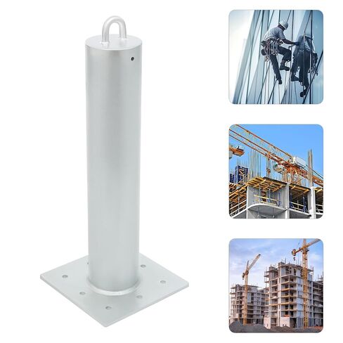 Secure Easy Install Concrete Anchor with 8 Pre Drilled Holes for Roof Anchor on Concrete Floor or Wood Deck for Workers in Kuwait