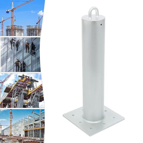 Secure Easy Install Concrete Anchor with 8 Pre Drilled Holes for Roof Anchor on Concrete Floor or Wood Deck for Workers in Kuwait