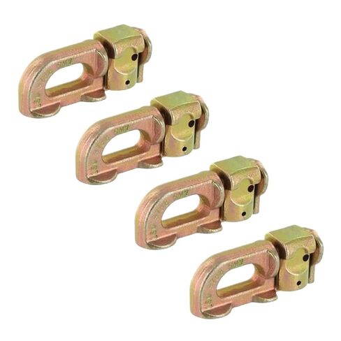 Tie-Down Anchor Points Cargo Control L Track Double Stud Set Compatible with Van Trailer L Track Rails in Kuwait