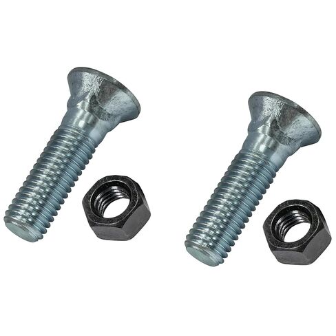 5/8"-11x2 1/4“ Blades Cutting Edges Plow Bolts & Nuts Fits Snow Plow Construction Machinery Grade 8 Dome Head 260123 (2 Pack) in Kuwait