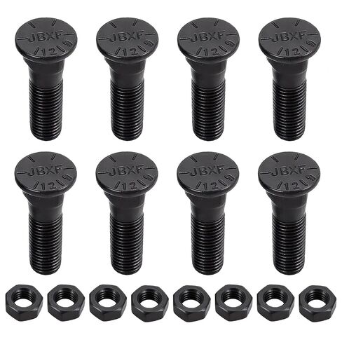 5/8 Grader Blade Bolts & Nuts,for JCB Skid Steer Bucket,5/8" x 2-1/4" Cutting Edge Bolts for Kubota,New Holland Snow Plow Accessories,Tractor Bolt Attachments(8Pcs) in Kuwait