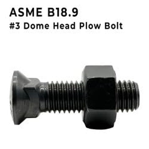 (8) 5/8 "-11x2-1/4 الصف 8 قبة رأس المحراث البراغي عادي و (8) 5/8 "-11 صواميل سداسية ثقيلة عادي in Kuwait