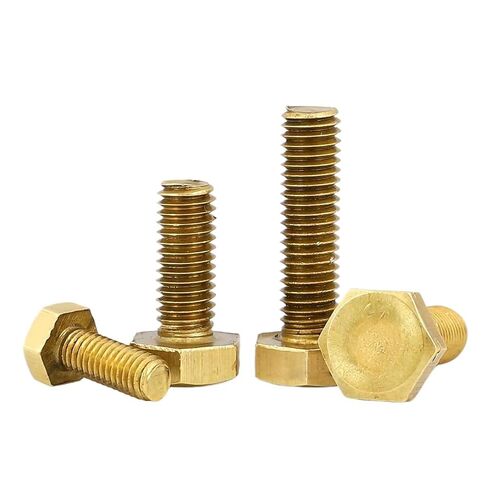 M4-M10 براغي نحاسية برأس سداسي كامل 1-25 قطعة (M8x20mm(3 قطعة)) in Kuwait