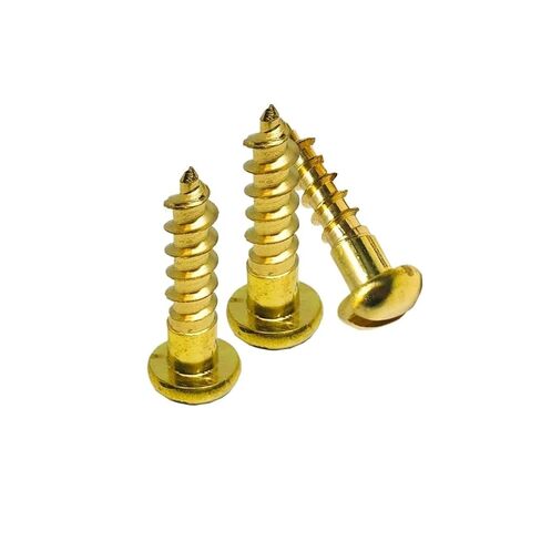 20-100pcs Brass Pan Head Self Tapping Screws M1.6-M6(M2.5x20(100pcs)) in Kuwait