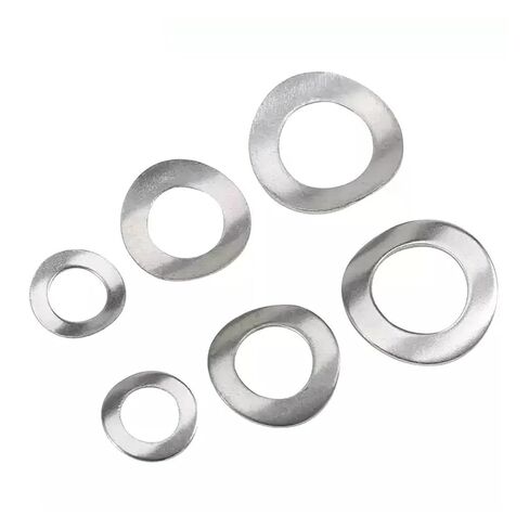 304 Stainless Steel Curved Washers M1.7 M2 .5 M3 M4 M5 M6 M8 M10 Wave Spring Washer(M5,50pcs) in Kuwait