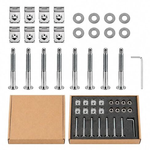 مجموعة أدوات تركيب مسامير تثبيت سرير الشاحنة 924-311 متوافقة مع Ford F250 F350 F450 F550 Super Duty Truck 1999-2016 (924-311) يستبدل # W706640S900، W706641S900، W708770S436 in Kuwait